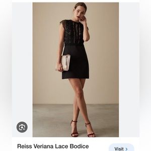 Reiss Veriana dress - black - size 6 PRICE REDUCED - CLOSET CLEAN OUT